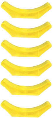 MRT SPORTS Dumbbell Saddles Replacement Spare Part Dumbbell Holder Brackets, Pack of 6 Dumbbell Stand(Yellow)