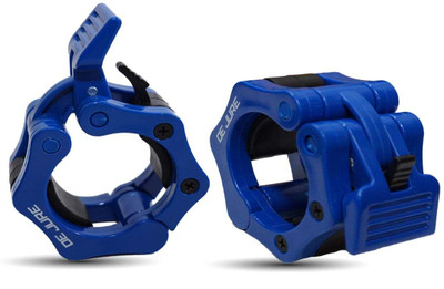 ABB INITIO Olympic Rod Locks barbell clamp yellow Weight Lifting Bar Weight Lifting Bar(Blue)