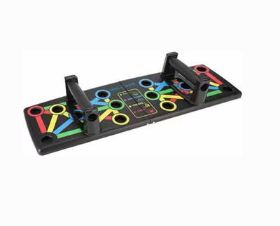 RECTITUDE Hot Selling Push Up Board with Strong Grip Handle for Chest Press, Gym Exercise Push-up Bar(Multicolor)