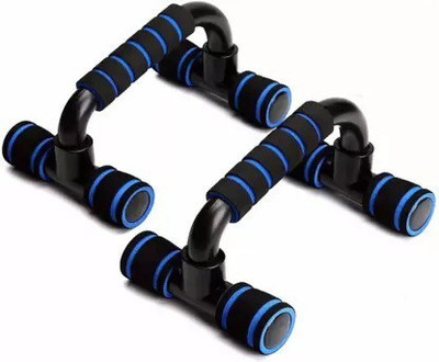 LIVOX PushUp Bar Stand with Foam Grip Handle for Chest Press, Fitness Exerciser Push-up Bar(Blue)