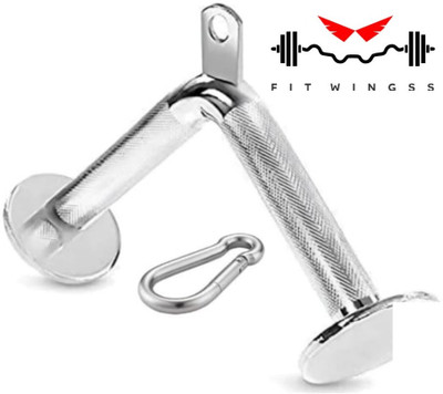 Fitdex Choromic Latest V Shaped With Stainless S-lock Multi-training Bar(Silver)
