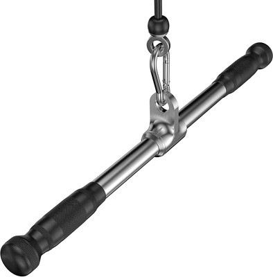 Dinetic Cable Machine Attachment with Full Rotation and Rubber Multi-training Bar
