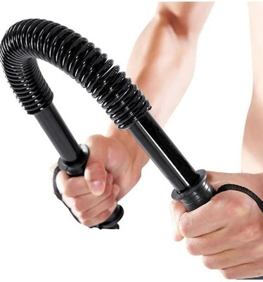AL HSQUARE Power Twister 20kg | Upper Body Strength Trainer for Chest, Bicep, Arm & Forearm Multi-training Bar(Black)
