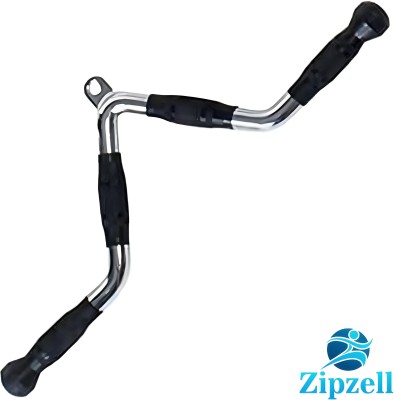 Zip Zell Sports Gym Handle V Shaped Triceps Press Down Bar with Rubber Hand Grips Multi-training Bar