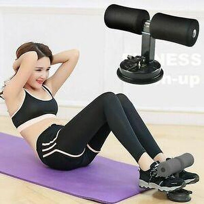 Lufarp Home Fitness Equipment Sit-ups and Push-ups Assistant for Lose Weight Sit-up Sit-up Bar(Black)