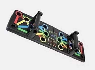 SIXTEEN Multi-Function Push Up Training System - 9 in 1 Color-Coded Body Building Push-up Bar