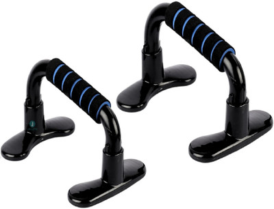 LAFILLETTE Fitness Push Up Bar Tilt Design With Spongy Handle For Exercise PVC Material Push-up Bar(Black)