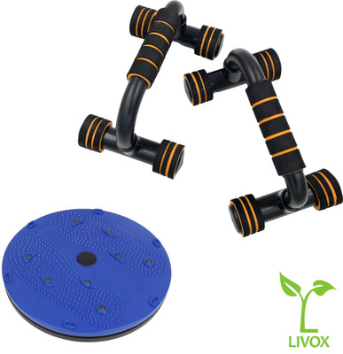 LIVOX Powerful Push-Up Bar & Tummy Twister Combo Push-up Bar