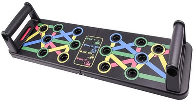 abcdeyes Push up flex board, Portable Push Up Training Frame, Home Exercises for Men Push-up Bar(Multicolor)