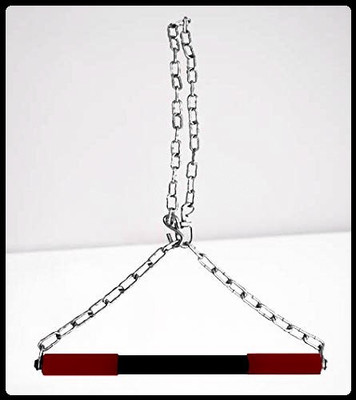 Dinetic OM Chin Up Bar- Height Increaser Chin-Up Bar Rod Heavy Duty Rod with Thick Chain Chin-up Bar(Multicolor)