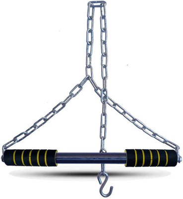 hyper sports Anti Slip Cut Grip Hanging Pull Up Bar 4FT Chain Multi-training Bar Chin-up Bar