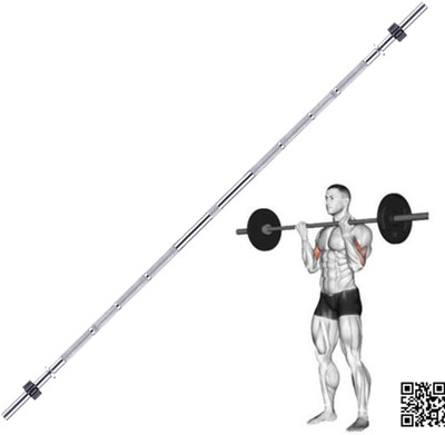 LCARNO 7FT Weight Lifting Rod with Premium Collars Weight Lifting Bar