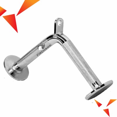 Firehawk V-Shaped Press Down Bar with Chrome | Non-Slip Handle | Tricep V Bar Multi-training Bar(Silver)