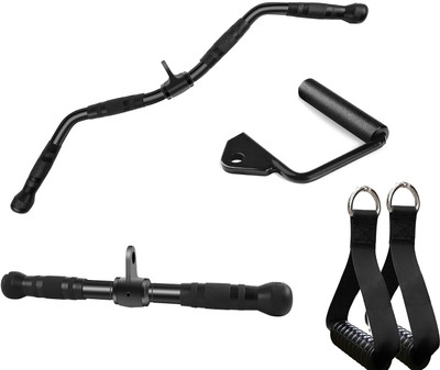 Owlix Cable Machine Accessories for Home Gym, Triceps Pull Down Attachment Multi-training Bar