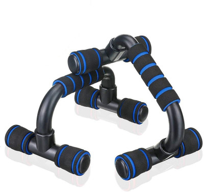 SIXTEEN Pushup Bars Stands Handles Set for Men and Women Workout form home gym Push-up Bar(Blue)