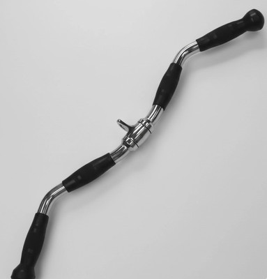 WARASPORTS Revolving Triceps Zig-Zag Curl Bar Handle for Cable Machine Multi-training Bar