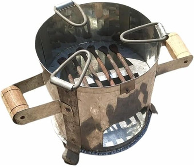 ALL INONE Sigadi_PortableGrillBasket,StainlessSteelGrill Charcoal Grill