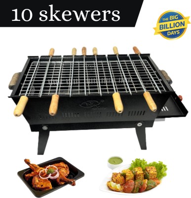 NE GRILLS ClassicProBBQgrillwith10skewersand1ssgrill Charcoal Grill