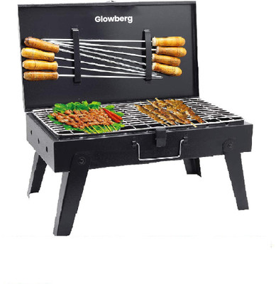 Glowberg Rust-Resistant Charcoal Briefcase Barbecue Grill Charcoal Grill
