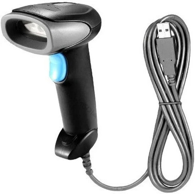 TELEPORT TP-2000 Laser Barcode Scanner, Handheld 1 D USB Wired 2M straight cable, 32-bit Barcode Reader TP-2000 Laser Barcode Scanner(Handheld)