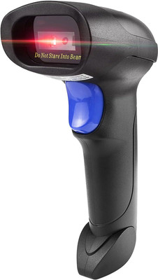 RAISA PRINTECH Wireless Barcode Scanner 1D Reader with Plug & Play for Computers, PC, Laptop, Desktop & POS Laser Barcode Scanner(Handheld)