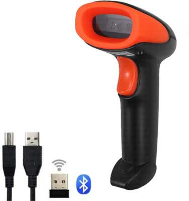 Q-IMAGE Bluetooth 2D Barcode Scanner Wireless Barcode Reader | Wired QR Code Scanner | Support Win/MAC Connection | Bar Code Scanners 2D Camera Barcode Scanner(Handheld)