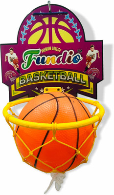FUNDIO Basketball Ring(4 Basketball Size With Net)