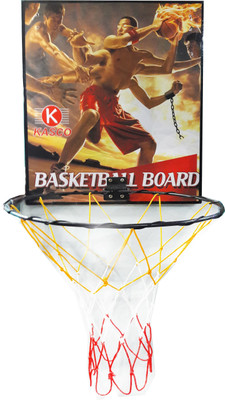 Sagah Wall-Door Mounted Basketball Ring(6 Basketball Size With Net)