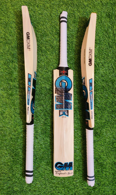 Livesporting GM Blue Handcrafted Diamond Edition English Willow Cricket  Bat For 15+ Yrs(1 kg)