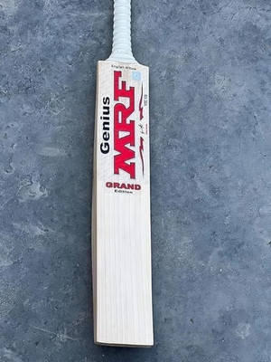 HouseOfCommon MRF ENDORSED | LEATHER Ball BAT | Full Size SH Natural ENGLISH Willow 1000-1200g Kashmir Willow Cricket  Bat For 15+ Yrs(900-1100 kg)