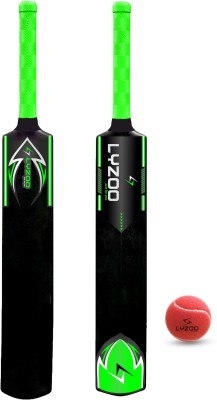 Lyzoo Hard with 1pc Cricket tennis Heavy ball Cricket Bat Kit PVC/Plastic Cricket  Bat For 15+ Yrs(800-900 g)