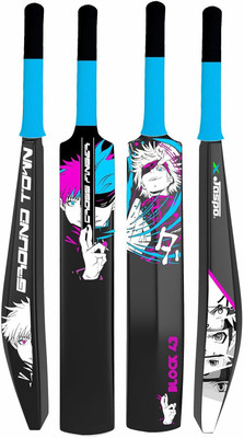Jaspo Fumes Premium Hard Plastic Cricket Full Size Bat for All Age Groups PVC/Plastic Cricket  Bat For 15+ Yrs(850.0 g)