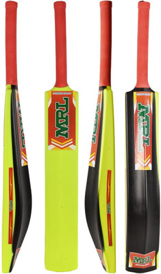 MOVEX Morex Full Size Cricket Bat [87x11.5 CM] | Heavy Plastic Bat with Anti-Slip Grip PVC/Plastic Cricket  Bat For 15+ Yrs(850 g)
