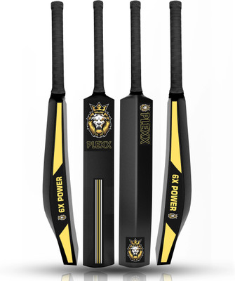 PLEXX Premium & Lightweight Hard Plastic Tennis Cricket Bat | Full Size (34X4.5inch) | PVC/Plastic Cricket  Bat For 15+ Yrs(850-900 g)