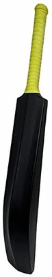 HouseOfCommon Hard Plastic Jumbo Alloy Fiber PVC Black Cricket BAT for 12-15 Age Group, 6 no PVC/Plastic Cricket  Bat For 12 - 14 Yrs(500 g)