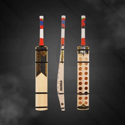 RS SPORTS Maharaja Grand Edition 4 Scoop 35 Inch Bat Suitable Hard and Soft Tennis Ball Kashmir Willow Cricket  Bat