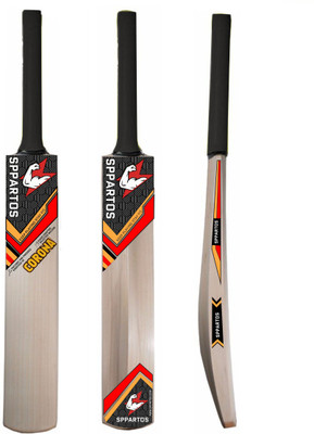 Sppartos Corona Half Cane Youth Size Kashmir Willow Cricket  Bat For 9 - 11 Yrs(900-1000 g)
