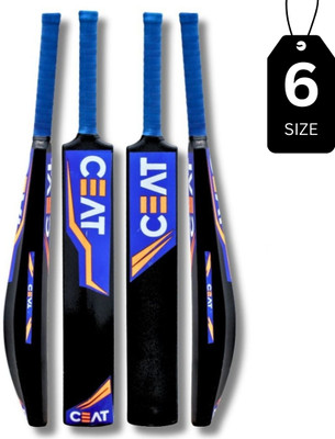 HRSGS Hitman Hard Plastic/Fiber Tennis Ball Cricket Bat for Kids PVC/Plastic Cricket Bat For 12 - 14 Yrs(650-700 g)