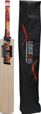 Heega Sports Camel-Shaped Kashmir Willow Cricket  Bat For 15+ Yrs(1150 g)