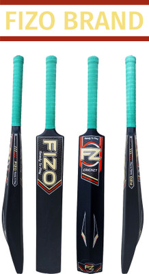 fizo PVC Cricket Bat For All Ages Hard Plastic Double Blade (Black)_No.1 PVC/Plastic Cricket  Bat For 15+ Yrs(700-800 g)