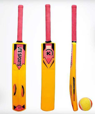 HouseOfCommon Hard Plastic Cricket Bat Size 3 For Age Group 6-8 Years Kids With 1 Piece Ball PVC/Plastic Cricket  Bat For 8 Yrs(500 g)