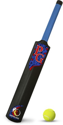 PGSG PVC Cricket Bat Size-2 For 3-5 Years Kids With 1 Piece Light Weight Tennis Ball PVC/Plastic Cricket  Bat(0.400 kg)