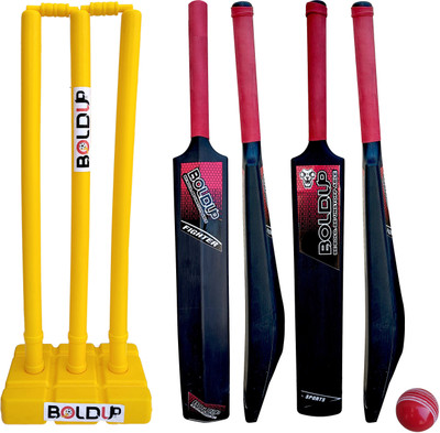 BOLDUP Plastic Bat, Heavy Duty Bat, Full Size, Plastic Bat Stump Ball PVC/Plastic Cricket  Bat For 15+ Yrs(800-950 g)