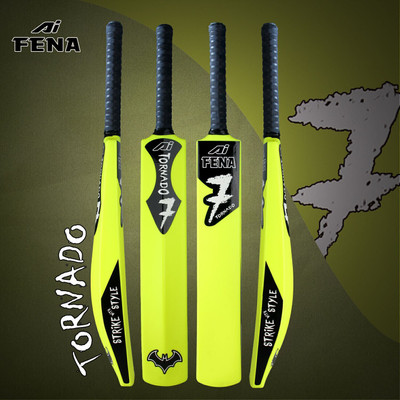 Fena Torando Green Cricket Hard Plastic Full Size PVC/Plastic Cricket Bat PVC/Plastic Cricket  Bat For 15+ Yrs(850-900 g)