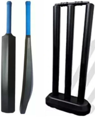 HouseOfCommon Junior Age 7-8 Years Size 3 Plastic Cricket Bat With Wicket Set PVC/Plastic Cricket  Bat For 8 Yrs(0.4 kg)