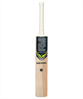 RUDRAYM RM CobraCrusher|Sports Cricket|Kids Leather Bat|Size 5|Kashmiri Willo Wood Bat| Kashmir Willow Cricket  Bat For 11 - 13 Yrs(700-900 g)
