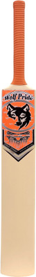 WOLF PRIDE O/Orange Tennis Ball PVC/Plastic Ivory Double Blade Full Size-8 Cricket Bat-N PVC/Plastic Cricket  Bat For 15+ Yrs(800 g)