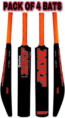 MINESFIT MascotMRF Hard Plastic Cricket Bat For Tennis Ball Full S For Kids 15+ yrs PVC/Plastic Cricket  Bat For 15+ Yrs(.750-.900 kg)
