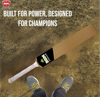 BSM CROWN WOODY PVC/Plastic Cricket  Bat For 15+ Yrs(0.75 kg)