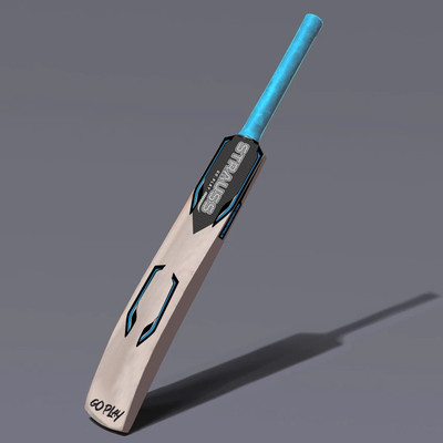 Strauss Launcher | Suitable Only for Tennis Ball | Size: 4 | Kashmir Willow Cricket  Bat For 8 Yrs(750-900 g)